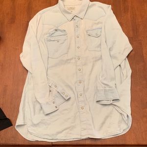 Lucky brand Chambray top